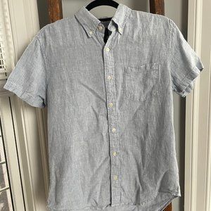 J. Crew Button Down Short-Sleeve Shirt (Linen)